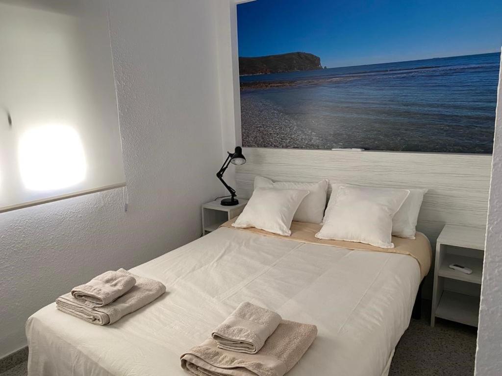 Apartamento Rosarioyemma - Primera Linea De Playa Con Vista Mar Хавеа Экстерьер фото